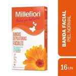 Millefiori Banda Facial Depiladpora Para Piel Normal 16 Unidades #1