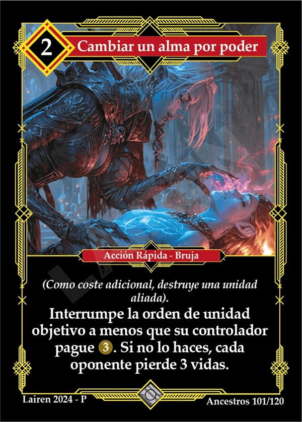 101 Cambiar Un Alma Por Poder - Coste 2