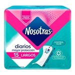 Protectores Diarios Nosotras Largos 15un #2