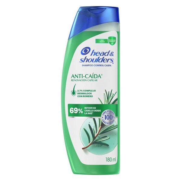Shampoo Head & Shoulders Romero Anti Caida x 180 ml #1
