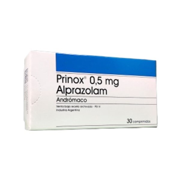 Eurofarma Prinox Alprazolam 0.5 Mg x 30 Comp #1