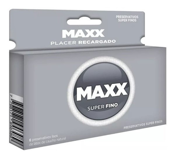 Maxx Preservativos Super Fino (6 Unidades)