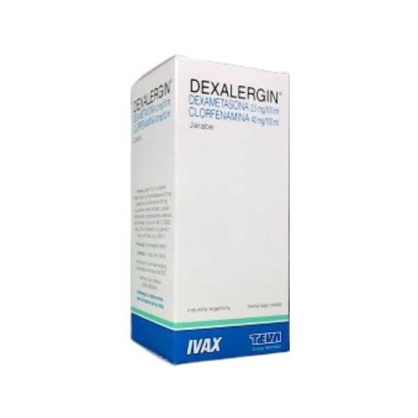 Teva Dexalergin Dexametasona + Clorfeniramina Jarabe x 100 ml #1