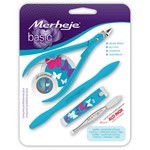 Merheje Basic Kit Plus Alicate + Cortauñas + Espatula + Pinza #2