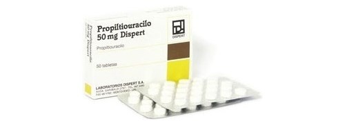 Propiltiouracilo Dispert 50 mg x 50 comprimidos