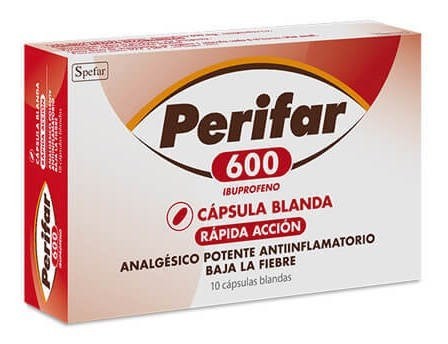 Perifar 600 Capsula Blanda | 10 capsulas #1