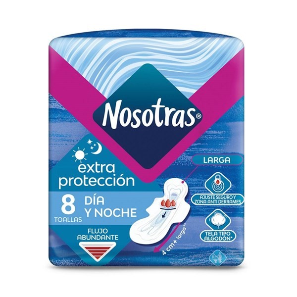 Nosotras Toalla  Día Y Noche (8 Unidades) alt