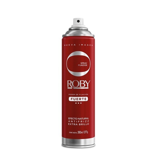 Roby Spray Fijador Fuerte Reforzador (Rojo) 392 ml alt