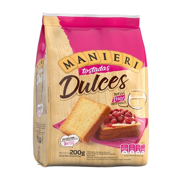 Tostadas Dulces Manieri 200 g. #1