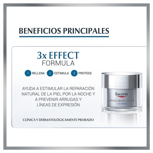 Eucerin Crema Antiarrugas de Noche Hyaluron-Filler Para Todo Tipo de Piel 50 ml alt