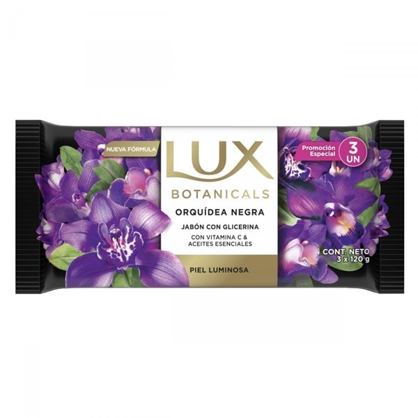 Lux Jabón en Barra Orquidea Negra 120 gr (3 Unidades) alt