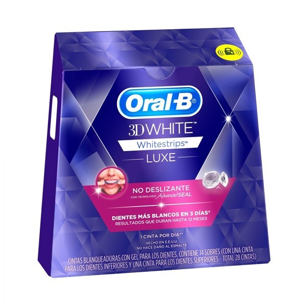 Oral B Tiras Blanqueadoras 3D White Lux (14 Sobres) alt