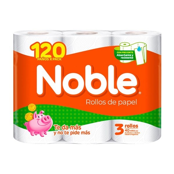 Rollo de Cocina Noble 40Px3 #1