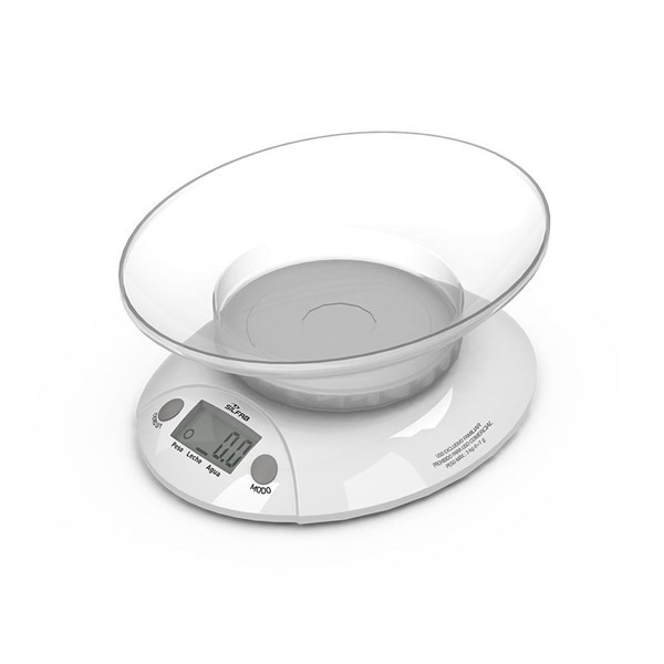 Silfab Balanza Digital de Cocina Con Recipiente