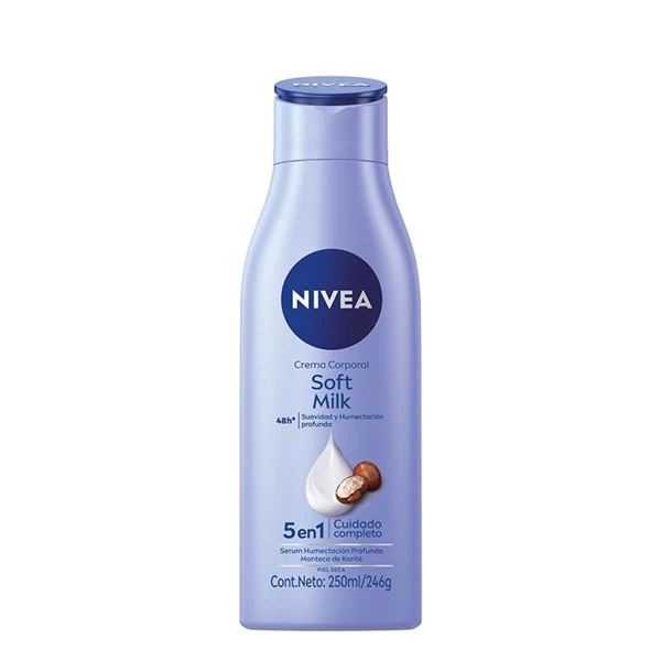 Nivea Crema Corporal Soft Milk 5 en 1 piel Seca 250 ml alt