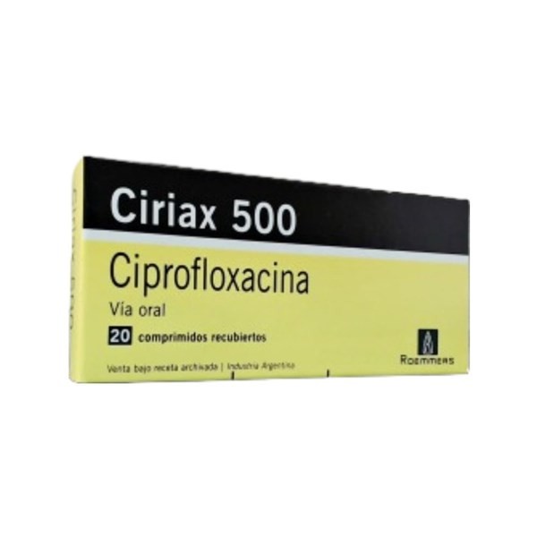 Roemmers Ciriax Ciprofloxacina 500 Mg x 20 Comp #1