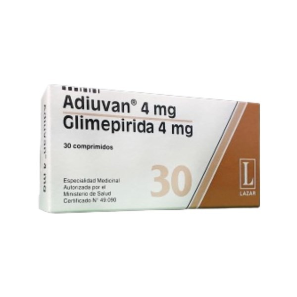 Lazar Adiuvan Glimepiride 4 Mg x 30 Comp #1