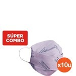 Combo Atom Protect Barbijo Conicet Niños 10 a 12 Años x 10 un #1