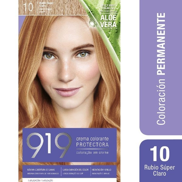919 Kit Coloracion 10 Rubio Super Claro #1