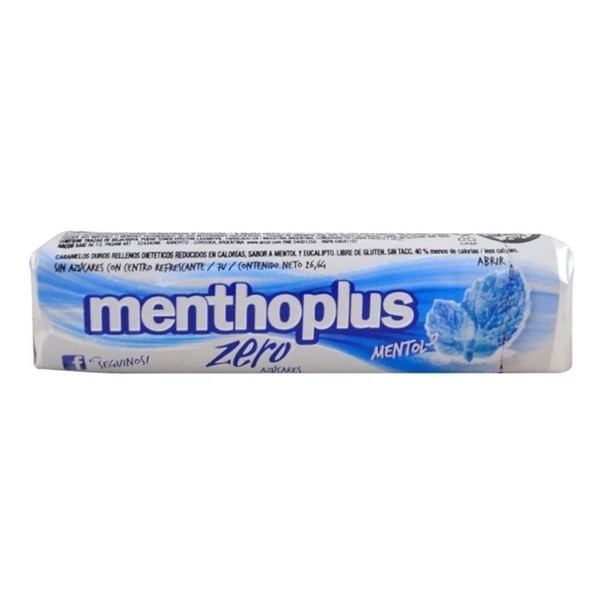 Menthoplus Caramelos Mentoplus Mentol x 27 gr #1