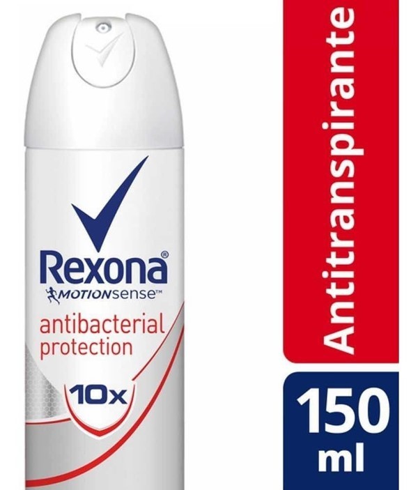 Desodorante Antitranspirante Rexona Antibacterial Women en Aerosol x 150 ml alt