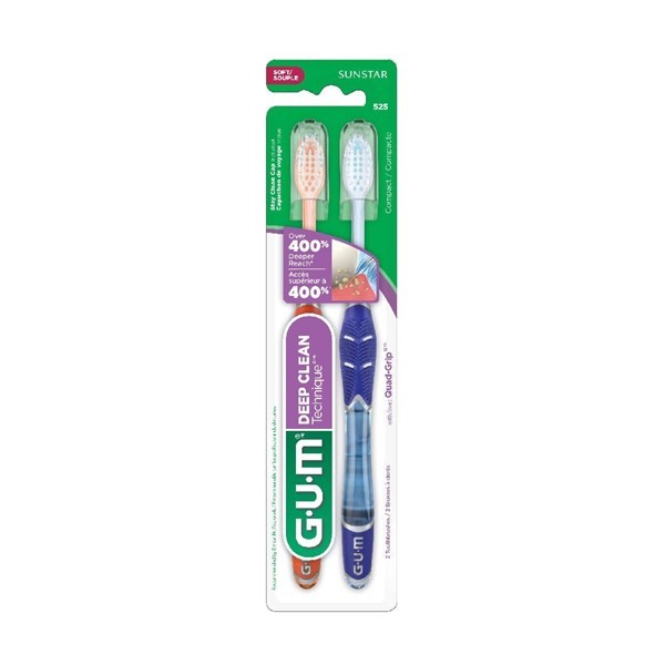 Gum Cepillo Dental Technique Deep Clean 1524 Suave 2x1