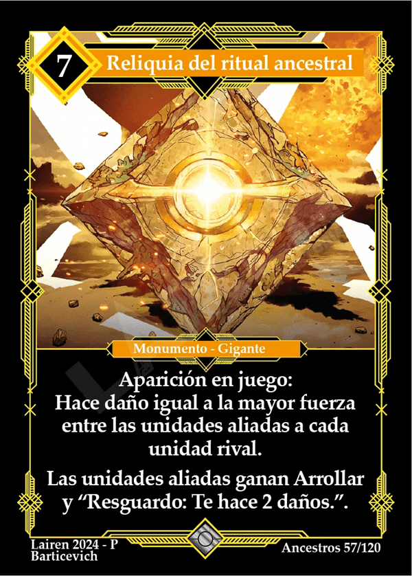 57 Reliquia Del Ritual Ancestral - Coste 7 #1