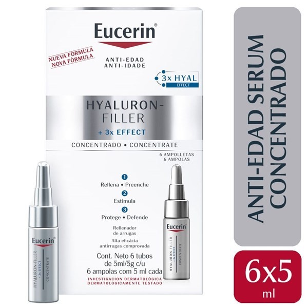 Sérum Antiarrugas Eucerin Hyaluron-Filler Concentrate 6 Tubos x 5 ml C/U #1