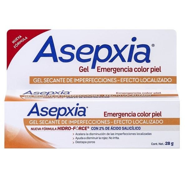Asepxia Gel Spot Emergencia Color Piel 28 gr #1