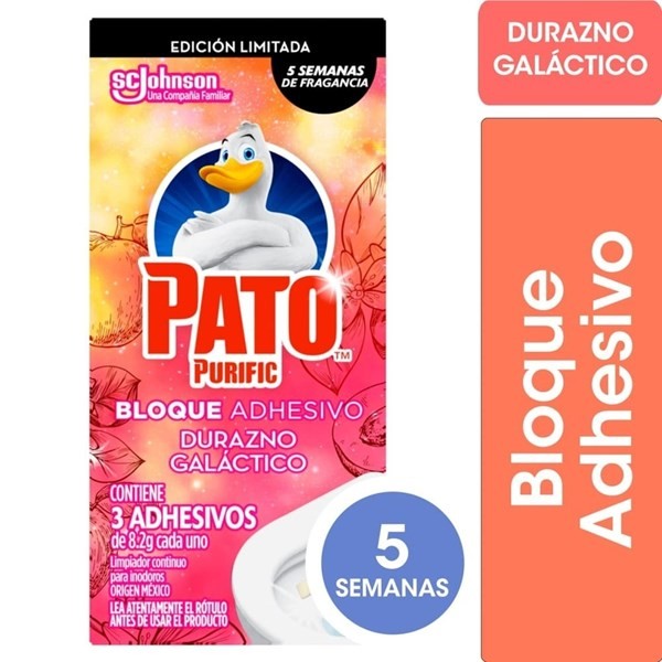 Bloque Adhesivo Pato Purific Durazno 246 .gr #1