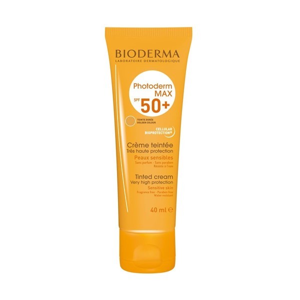 Bioderma Photoderm Max Crema Spf 50+ Tinta Dorada Protección Solar 40 ml