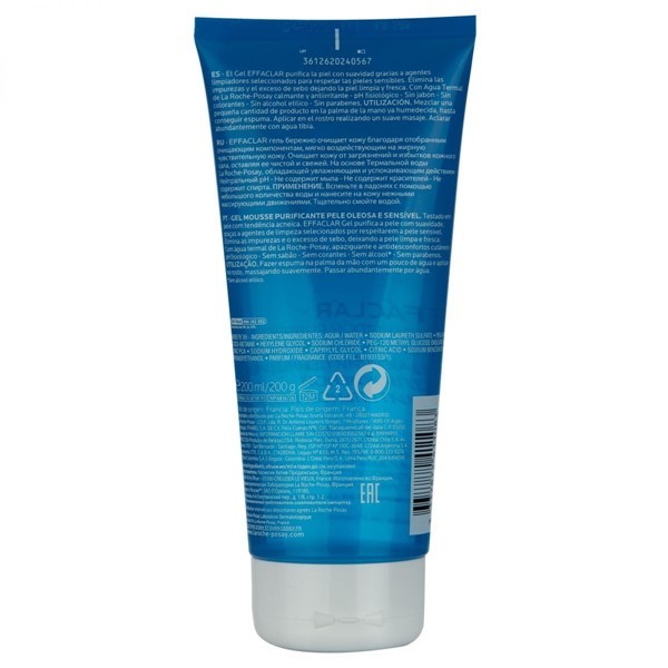 La Roche Posay Effaclar Gel Purificante 200 ml alt