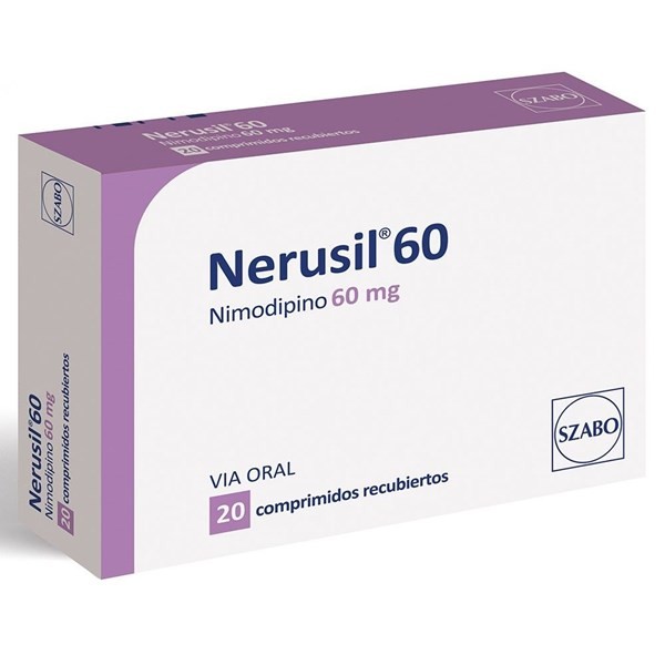 Nerusil 60 mg | 20 Comprimidos | Nimodipino #1