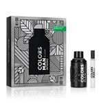 Benetton Colors Black Man Intenso Cofre* Edp Presentación 100 ml #1