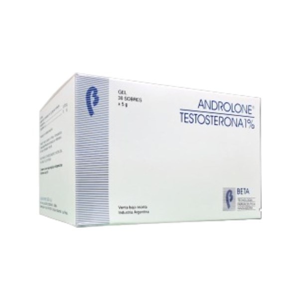 Beta Androlone Testosterona Gel x 5 g x 30 Sobres #1
