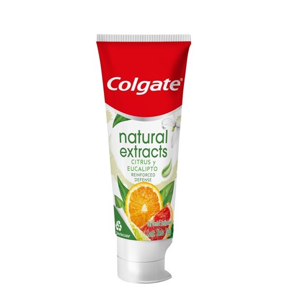 Colgate Crema Dental Natural Extracts Reinforced Defense 70 Gr alt