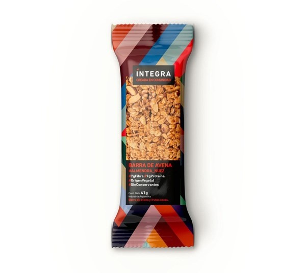 Integra Barritas Avena Y Nuez 41 gr (10 Unidades)