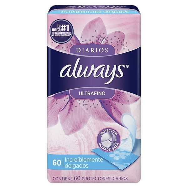 Always Protectores Diarios Invisibles (60 Unidades) alt