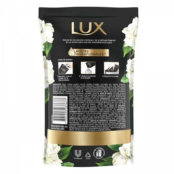 Lux Jabón Líquido Jazmín Repuesto 220 ml alt