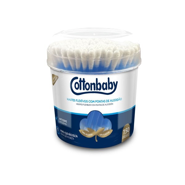 Hisopos de Algodon Cotton Baby en Pote 150 uni #1