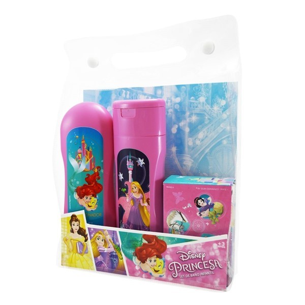 Disney Set De Baño + Bolsa - Princesa