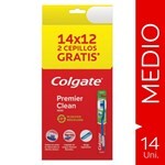 Colgate Cepillo Dental Premier Clean 14 x 12 Pack #1