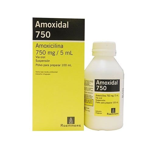 AMOXIDAL 750 MG SUSP 100M #1