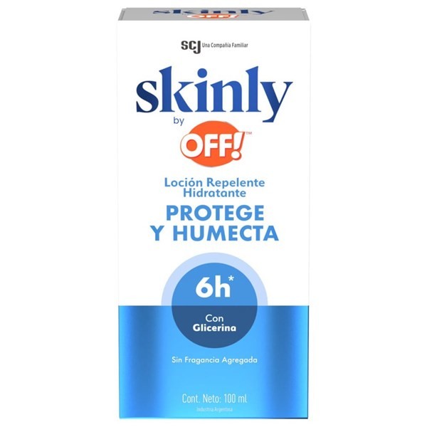 Loción Repelente Hidratante Corporal Skinly By Off Protege Y Humecta x 100 ml