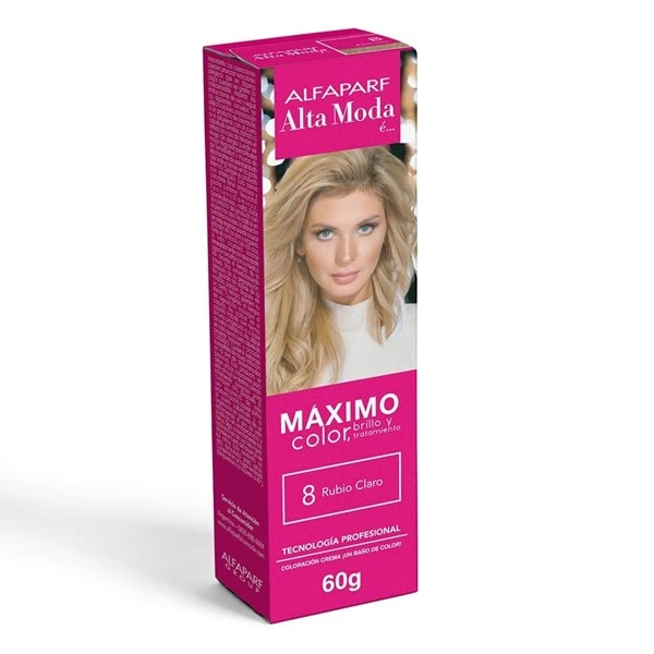 Alfaparf Alta Moda Coloracion Crema 8 Rubio Claro