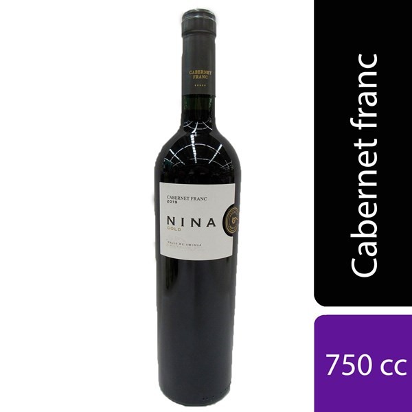 Vino Tinto Cabernet Franc Nina Gold 750 cc. #1