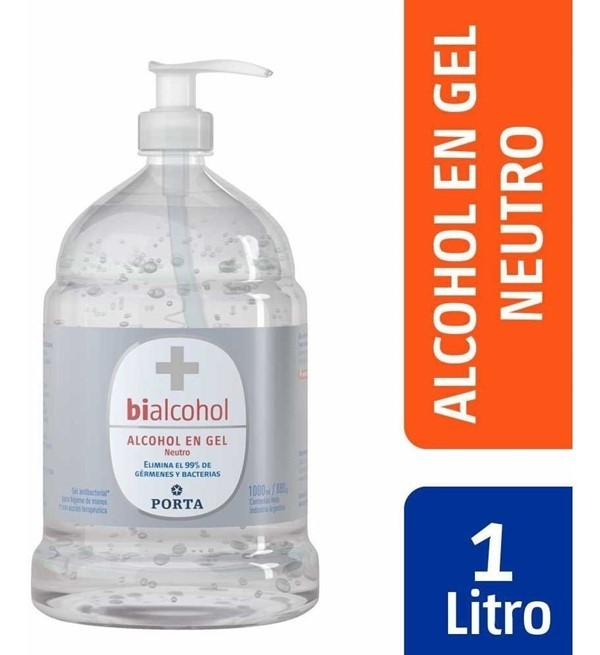 Bialcohol Alcohol En Gel Con Glicerina Dosificador 1 Litro