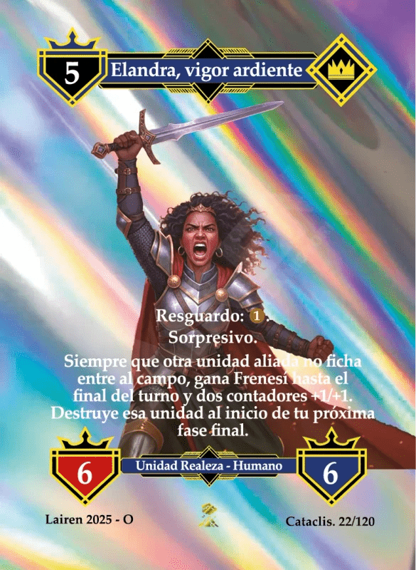 022 Elandra, Vigor Ardiente Metal - Coste 5