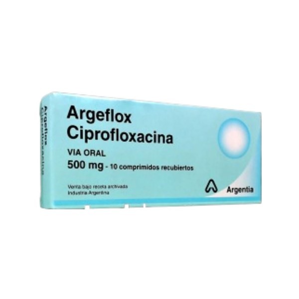 Siegfried Argeflox Ciprofloxacina 500 Mg x 10 Comp #1