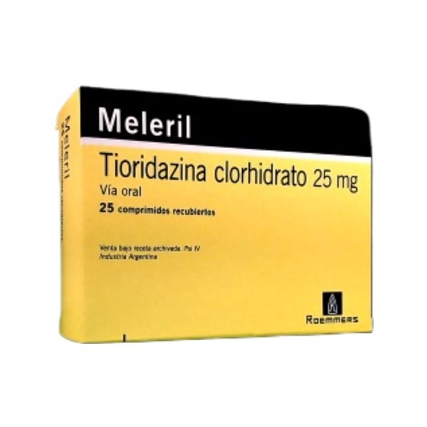 Siegfried Meleril Tioridazina 25 Mg x 25 Comp Recubiertos #1